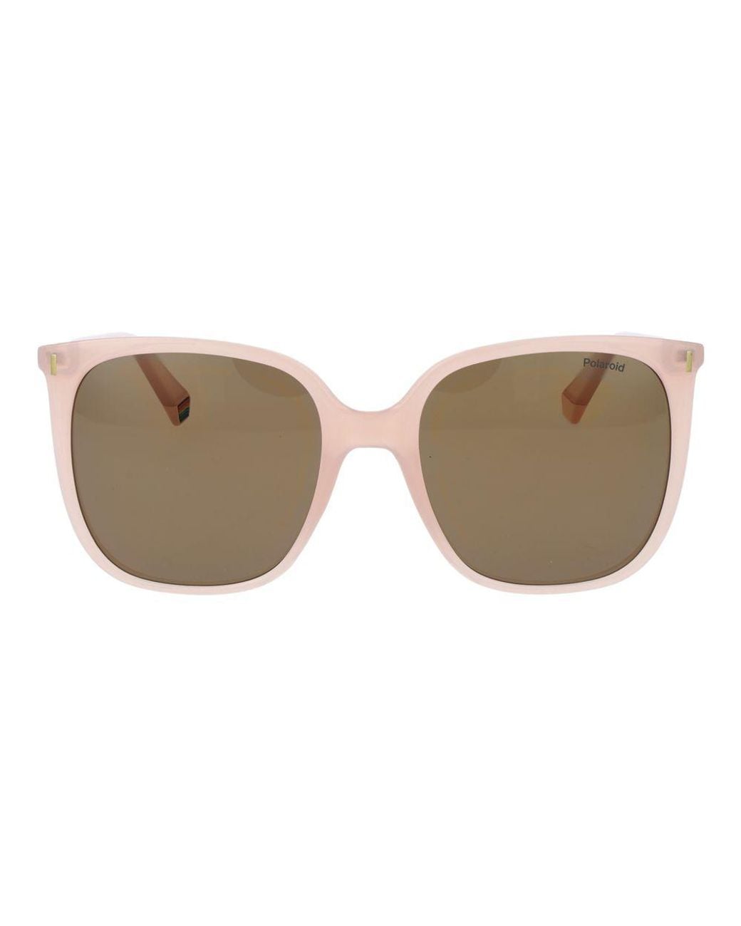 Polaroid White Multicolor Plastic Sunglasses