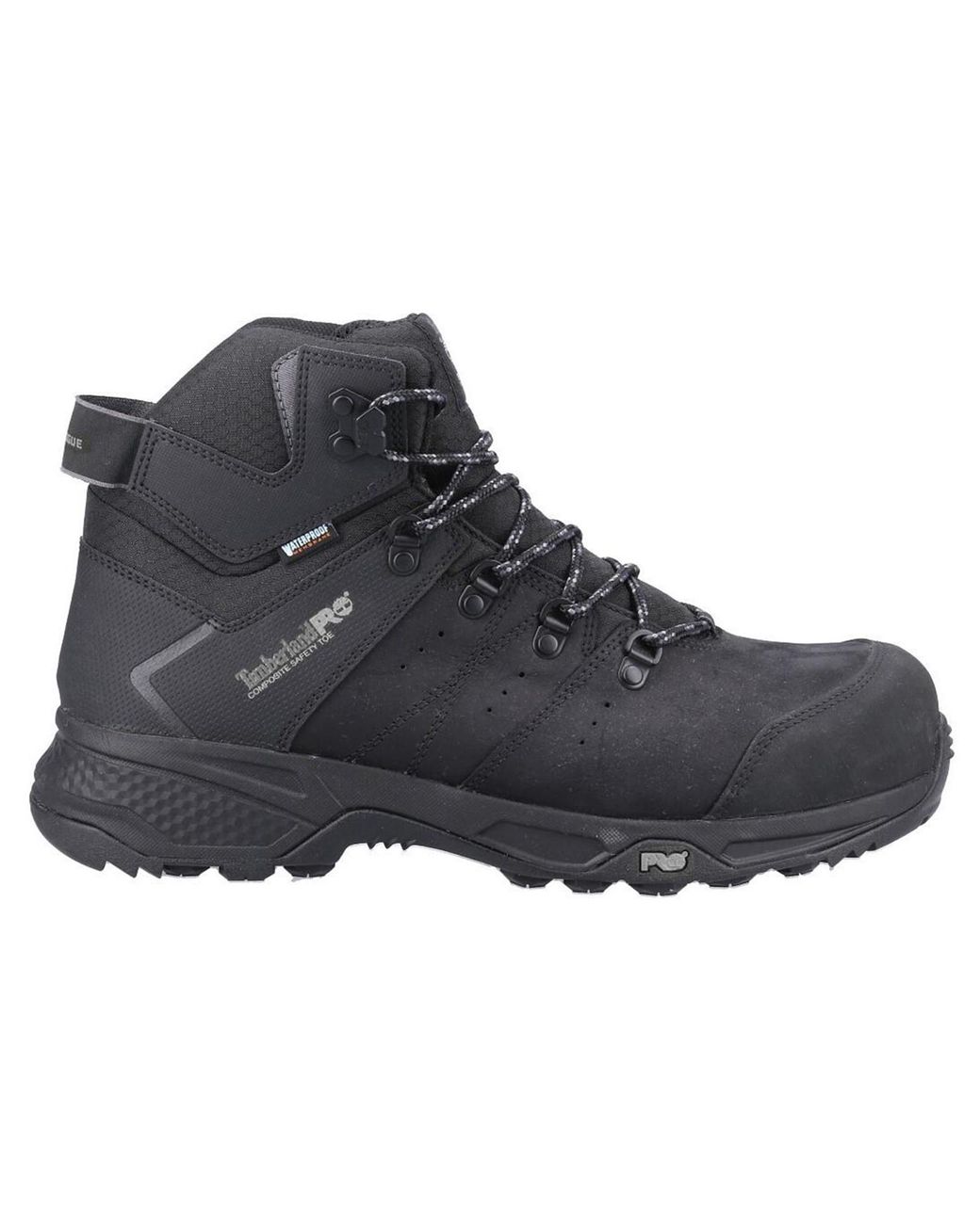 Timberland Black Switchback Work Safety Boots for men