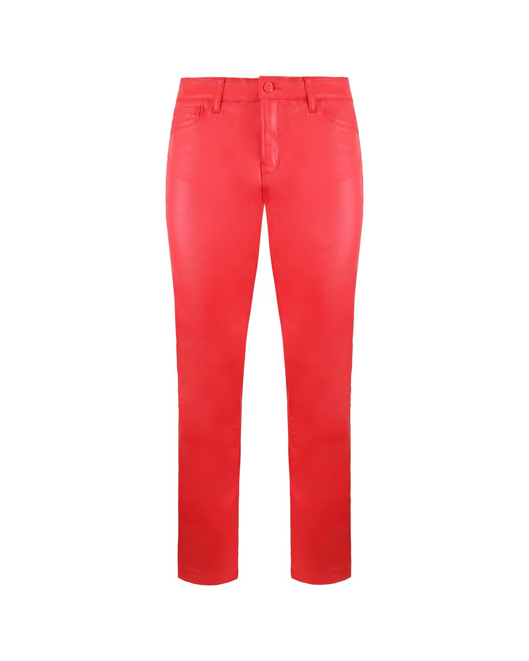 Emporio Armani Red Skinny Fit Chino Trousers for men
