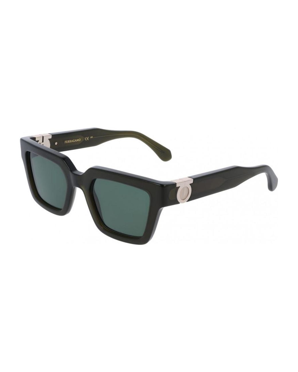 Ferragamo Green Sf2066S 52 302 Sunglasses