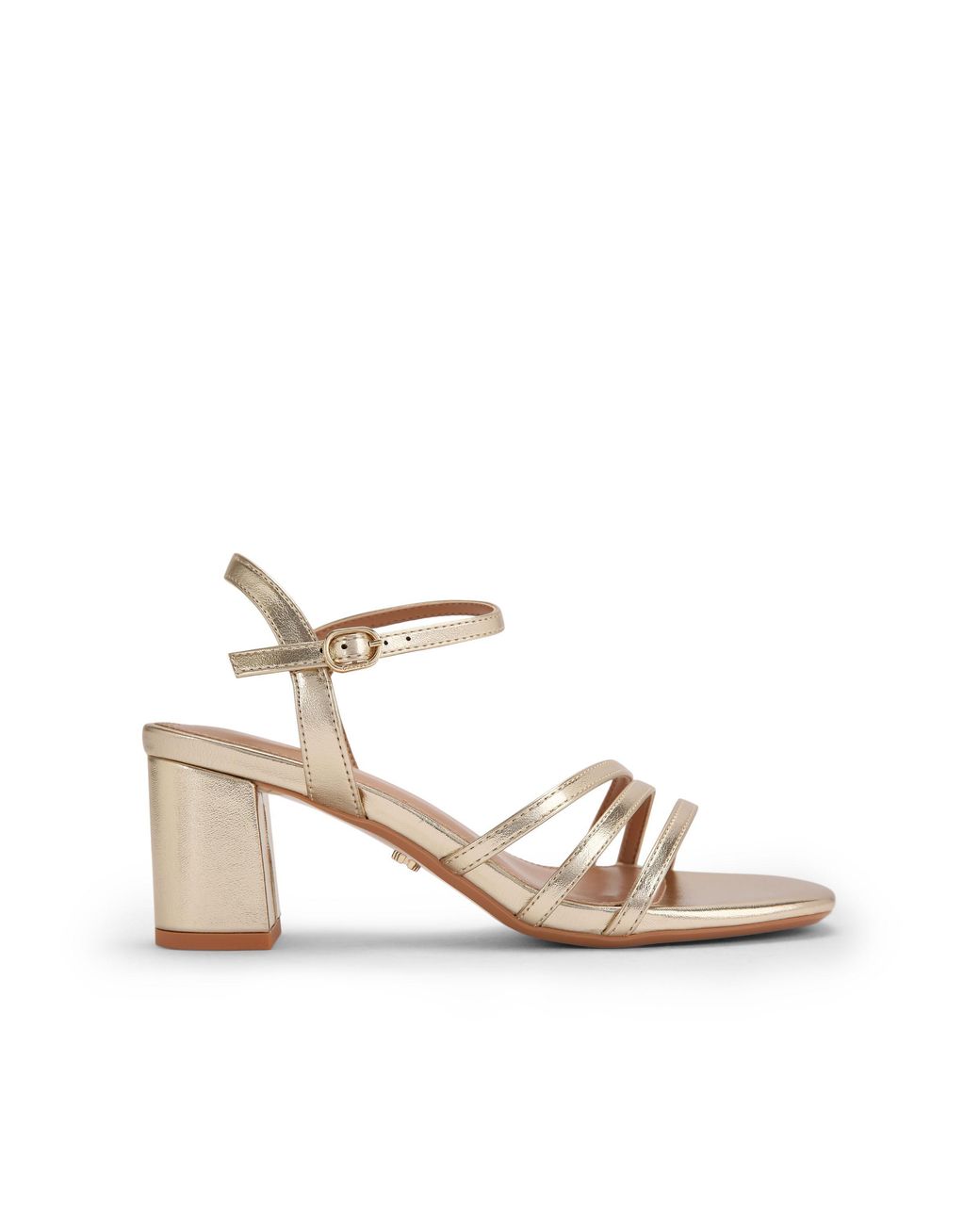 Carvela Kurt Geiger Metallic Motto Block Wf Sandals