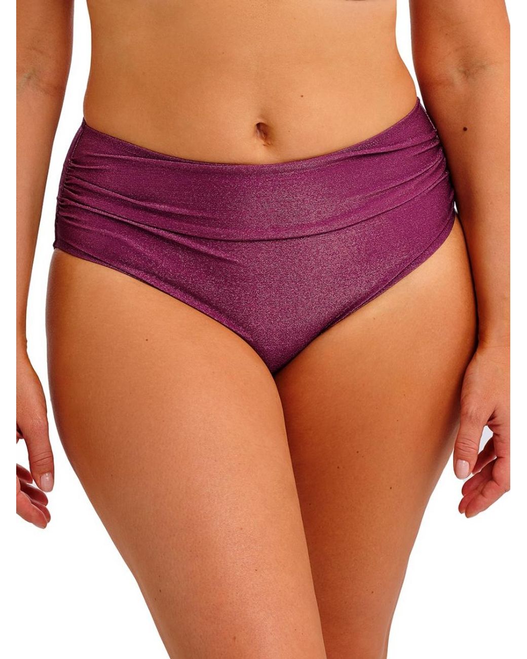Fantasie Purple Paros Coast Full Bikini Brief
