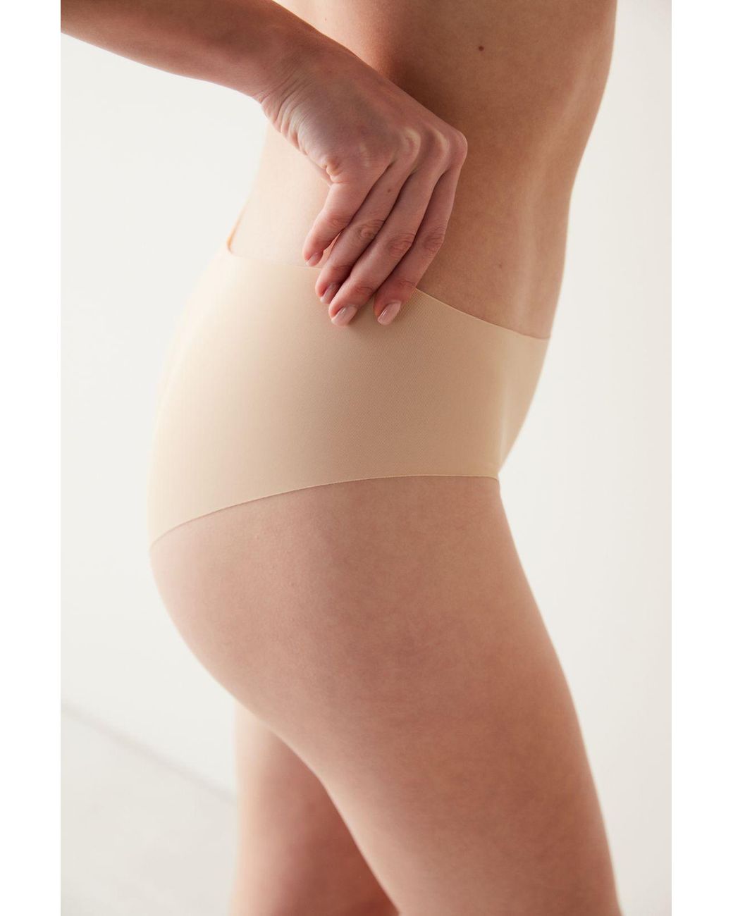 Penti Natural Mid-Waist Knit Brief Panties