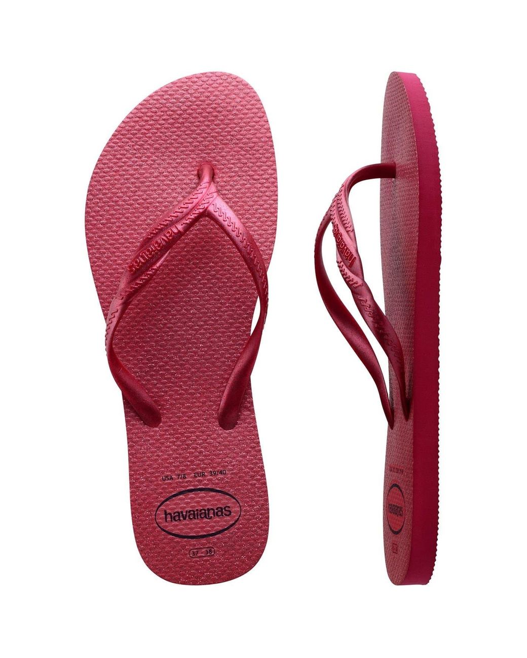 Havaianas Red Hav. Fantasia Gloss Paradise 4 Flip Flops