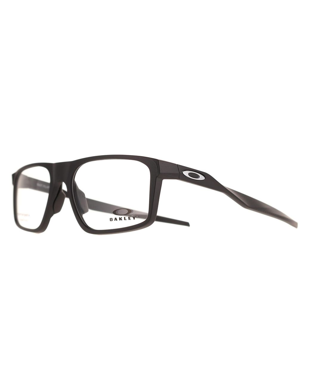 Oakley Black Rectangular Satin Bat Flip for men