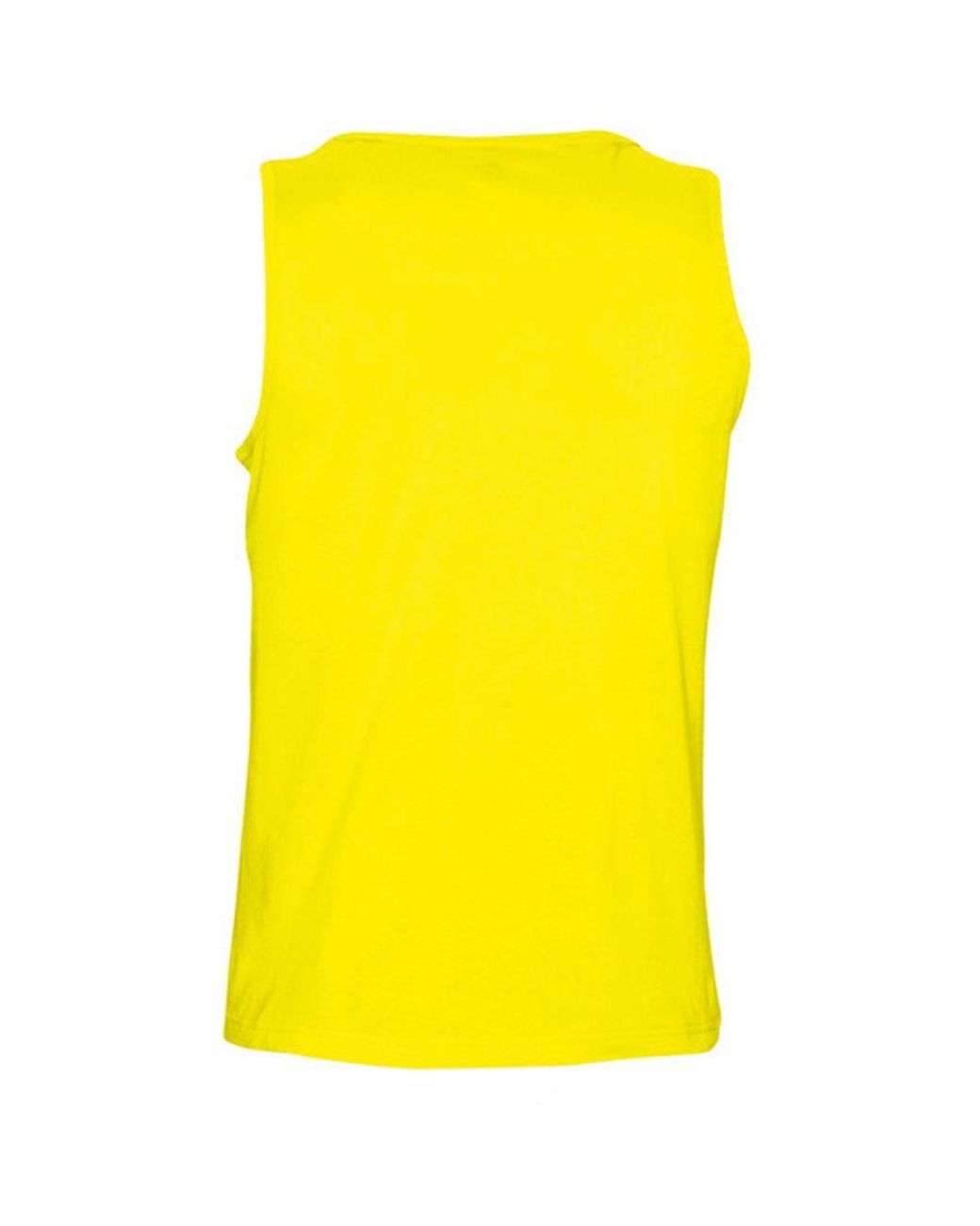 Sol's Yellow Justin Sleeveless Tank Vest Top (Lemon) for men