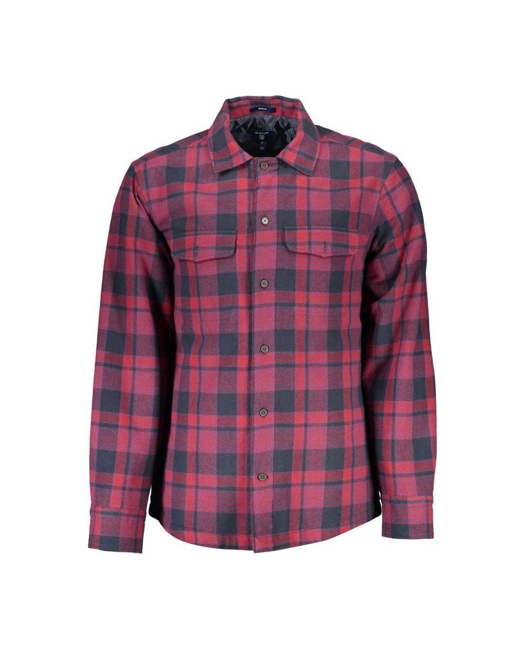 Gant Purple Cotton Shirt for men