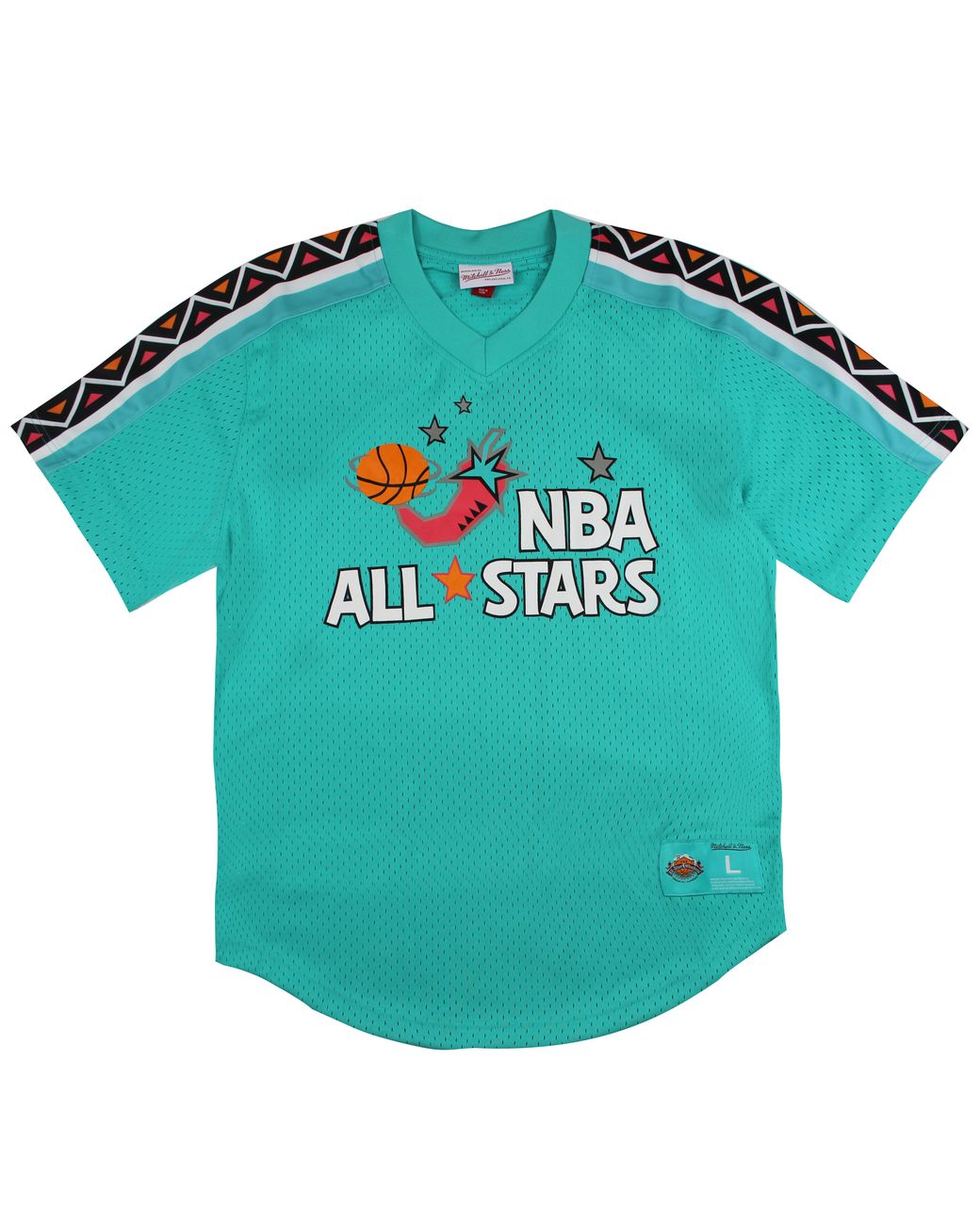 Mitchell & Ness Blue Nba Mesh All Star T-Shirt for men