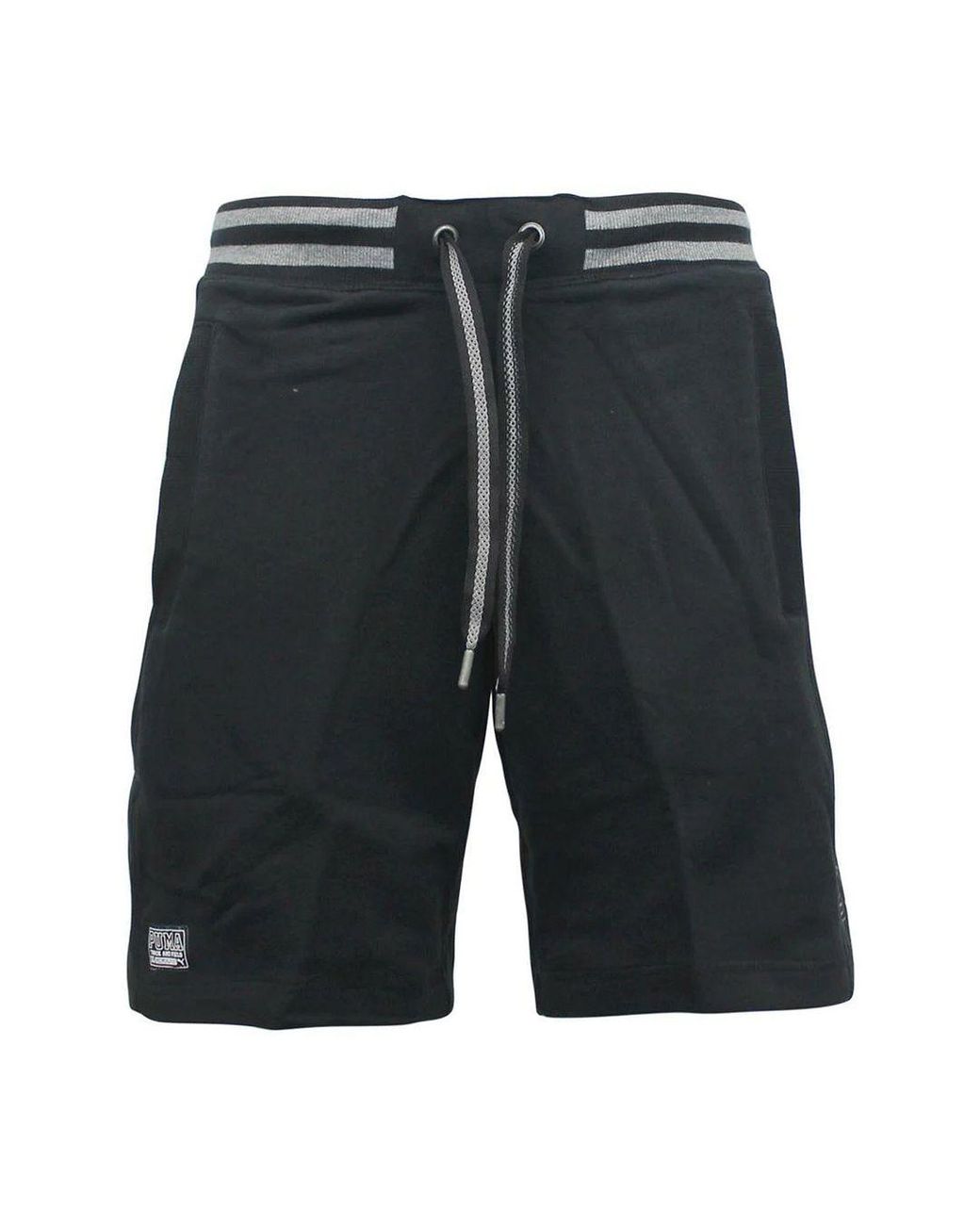 PUMA Black Regular Fit Stretch Waist Bottoms Shorts 836558 01 Cotton for men
