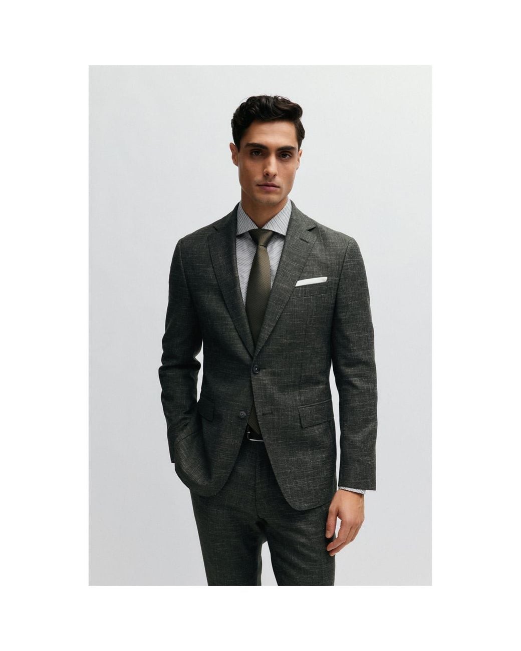 Boss Black H-hutson-233 Slim-fit Blazer Jacket for men