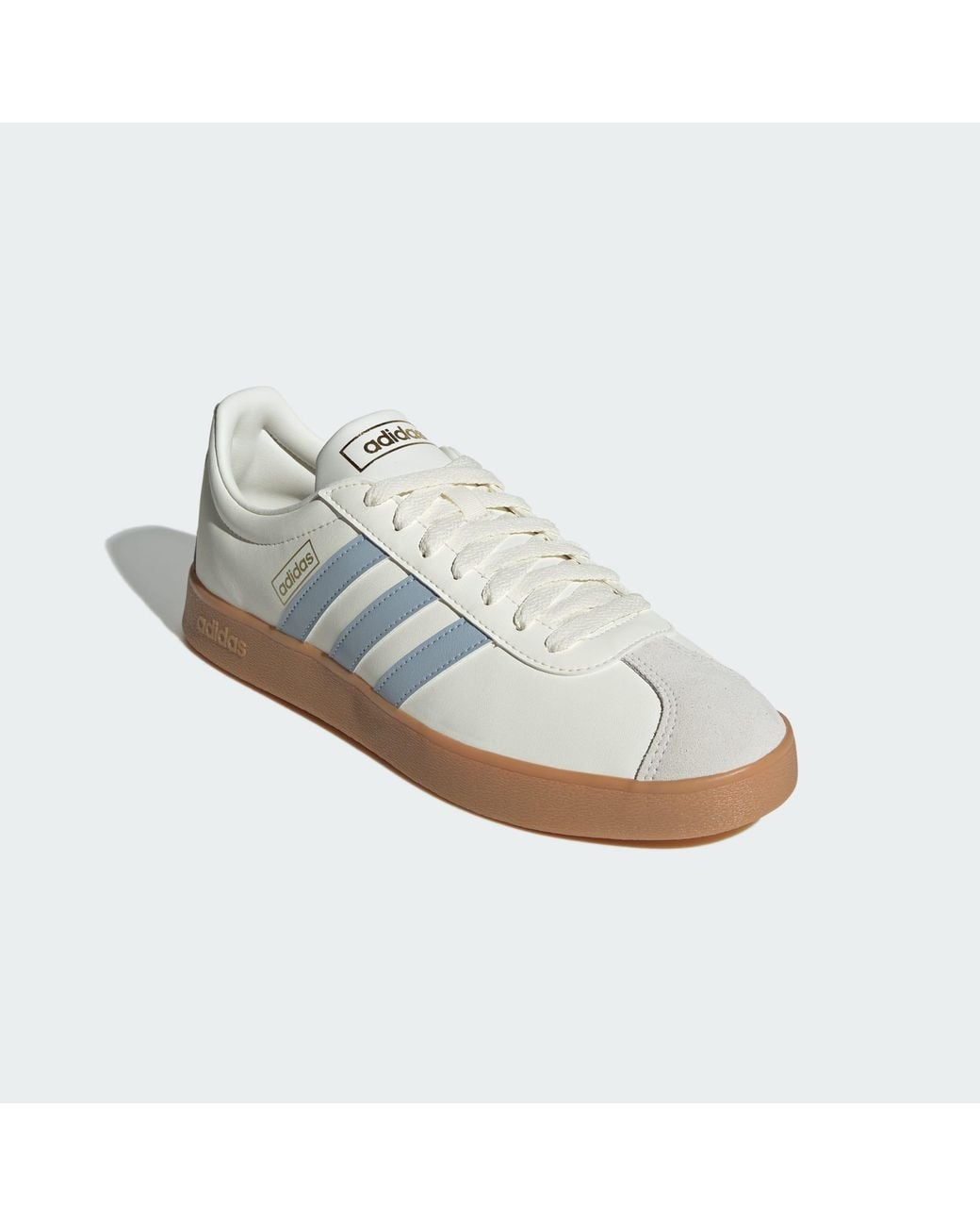 Adidas White Vl Court 2.0 Shoes for men