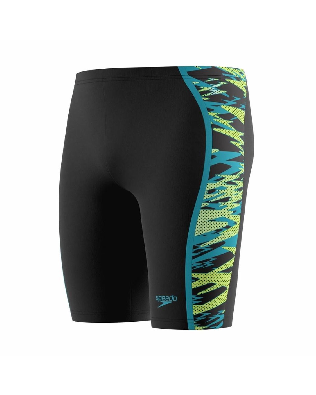 Speedo Black Hyperboom Splice Jammer Shorts (Anthracite/ for men