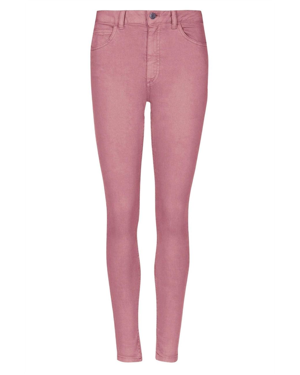 Secret Label Pink Tencel Super Skinny Coloured Jeans