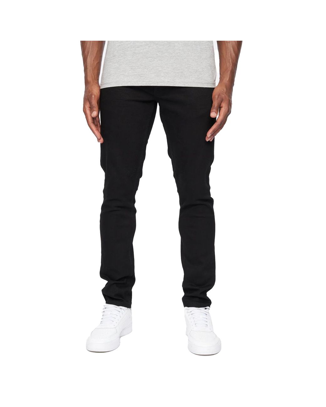 Crosshatch Black Barbeck Slim Jeans (Solid) for men