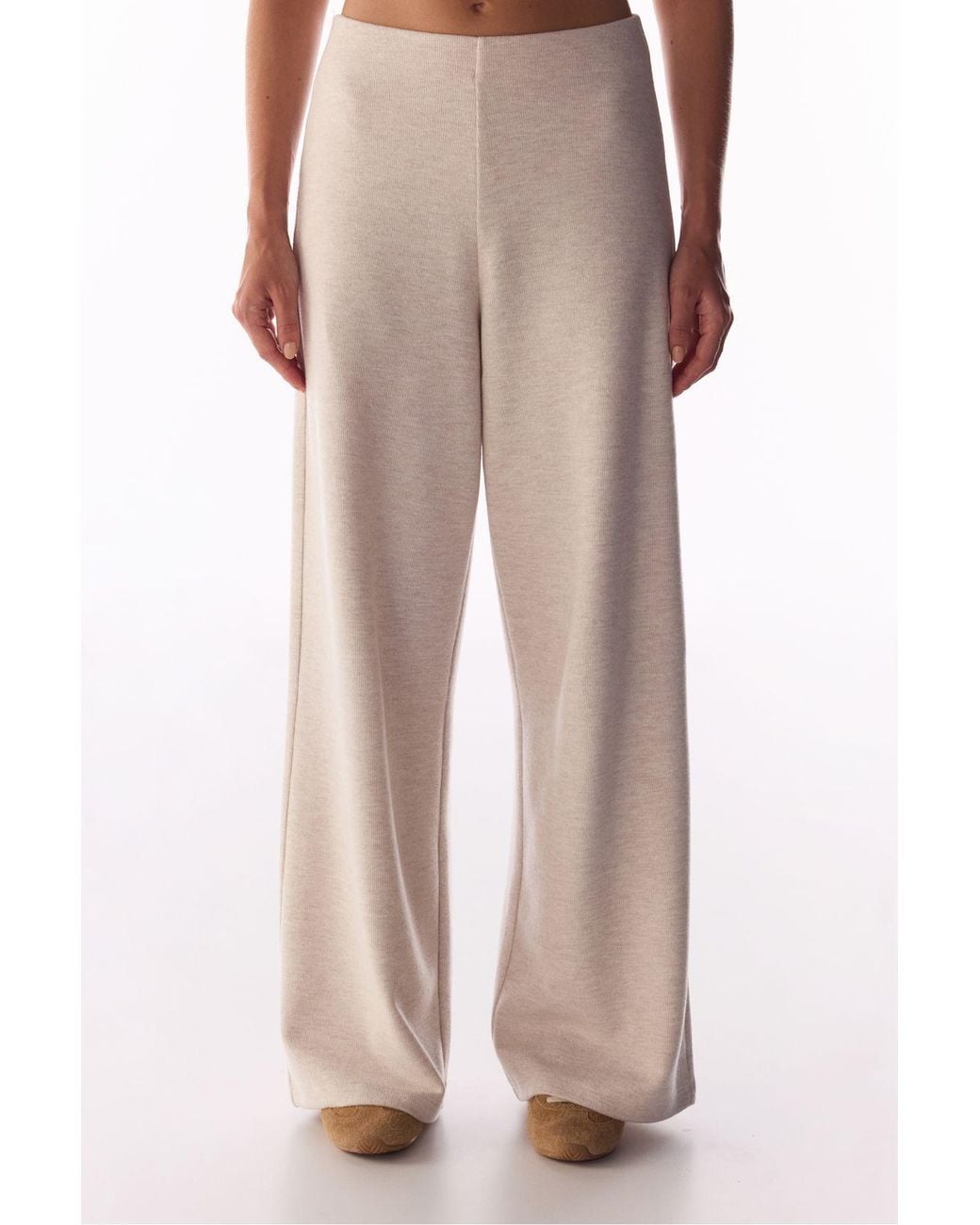 Penti Natural Melange Warm Wide Leg Trousers
