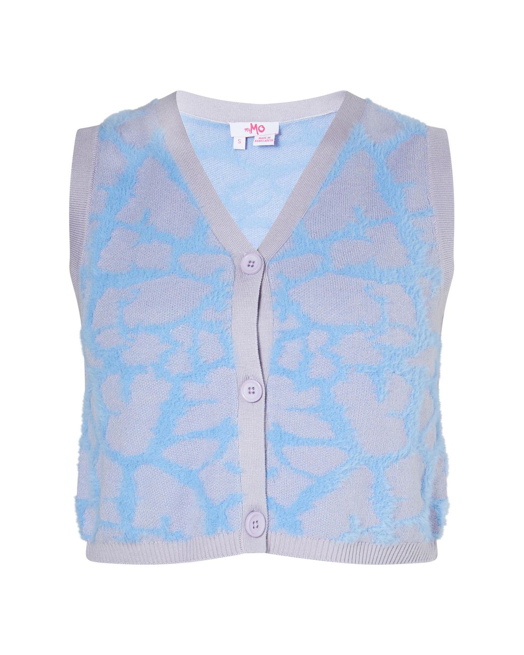 myMo Blue Pullunder Damen Lavendel