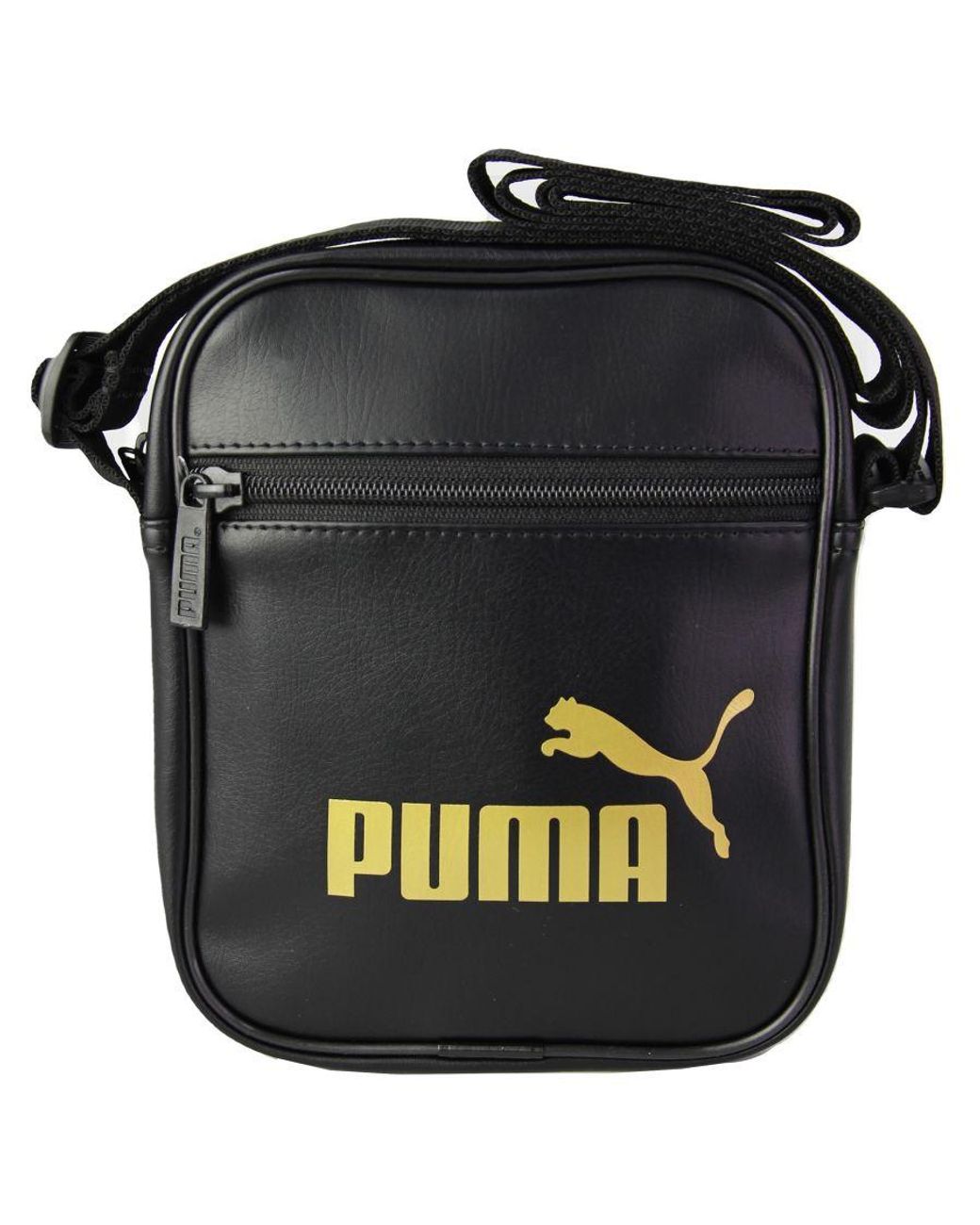 PUMA Wmn Core Up Portable Black Shoulder Adjustable Bag 076736 01 Textile  for Men | Lyst UK