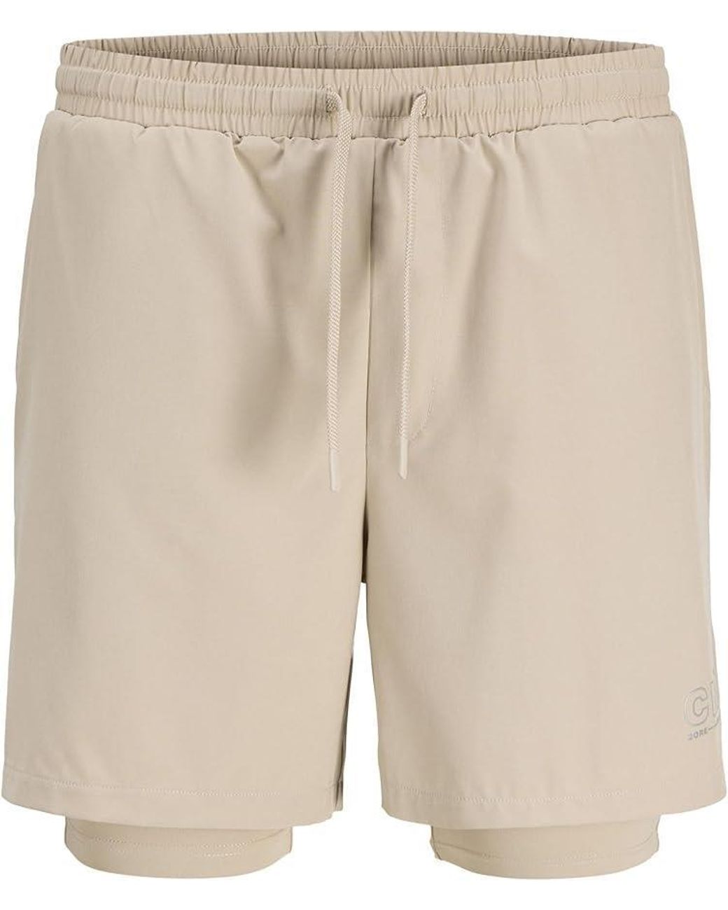 Jack & Jones Natural Shorts With Inner Tigths for men
