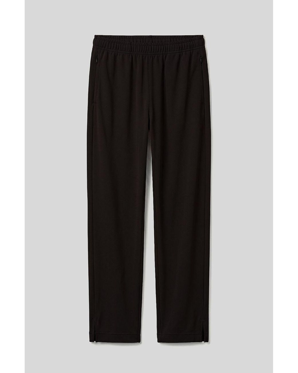 TOMMY LIFE Black Viscose Blend Sweatpants for men
