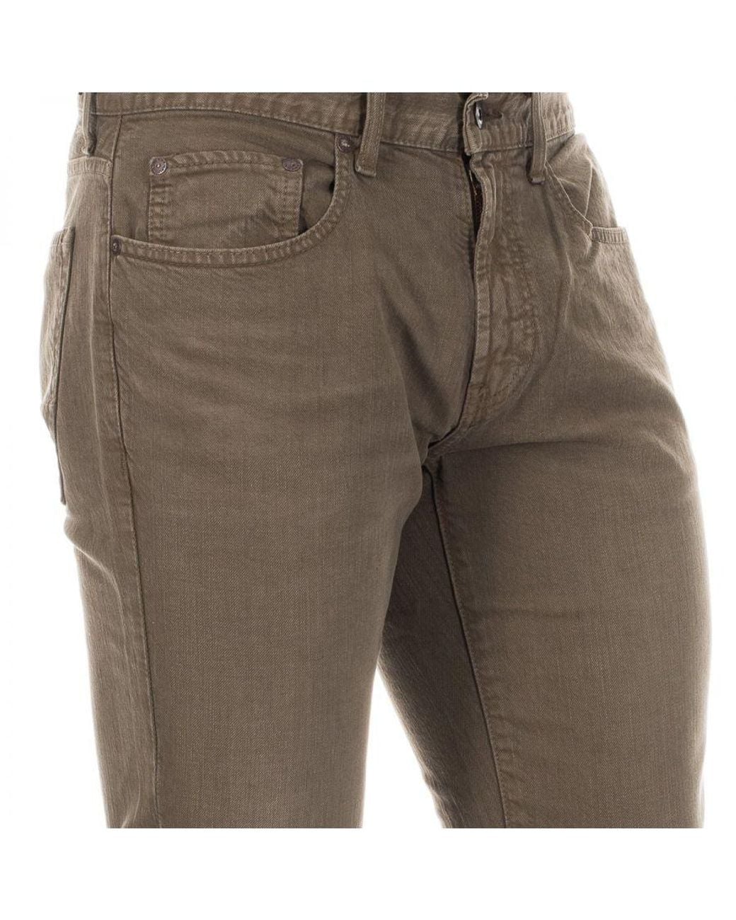 Nautica Gray Long Jeans With Breathable Fabric 5P3906 for men