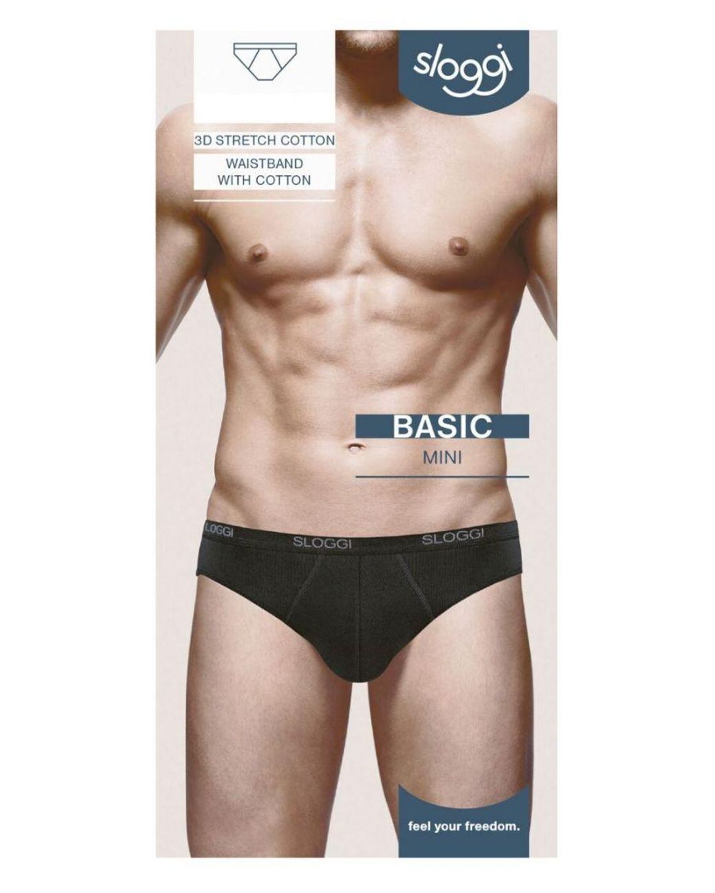 Sloggi Black Basic Mini 2P for men