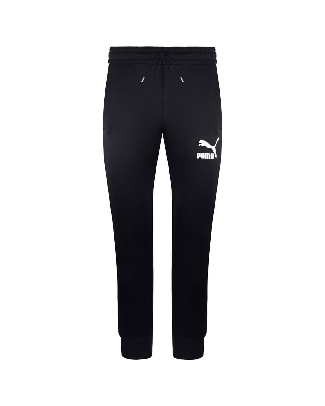 PUMA Blue Iconic T7 Track Pants Cotton for men
