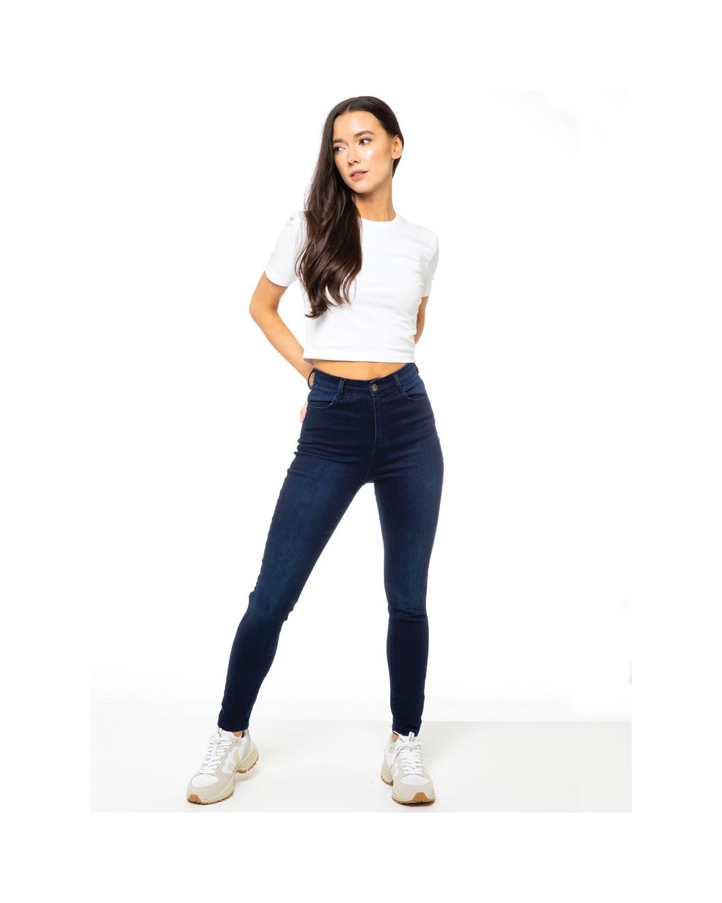 Enzo Blue Skinny Stretch Jeans