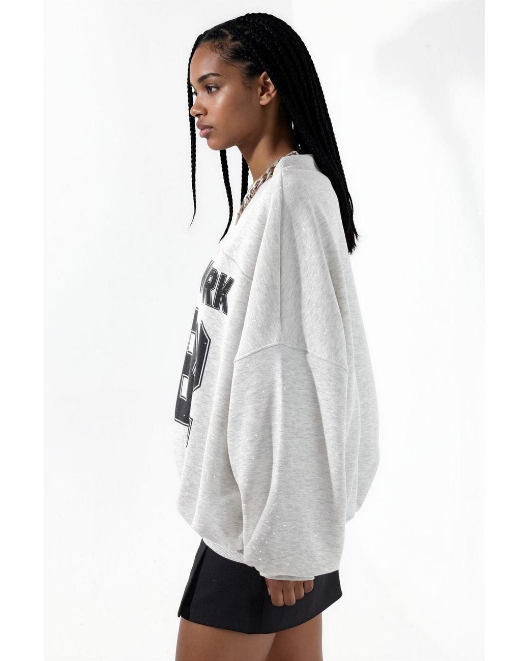 Busem Gray Cotton-Blend Sweatshirt