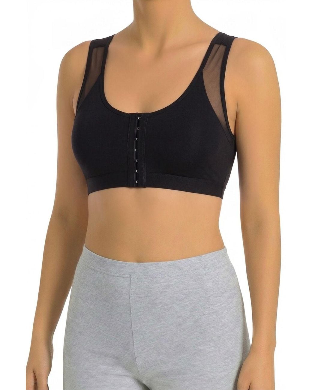 Öts Black Cotton Bralette