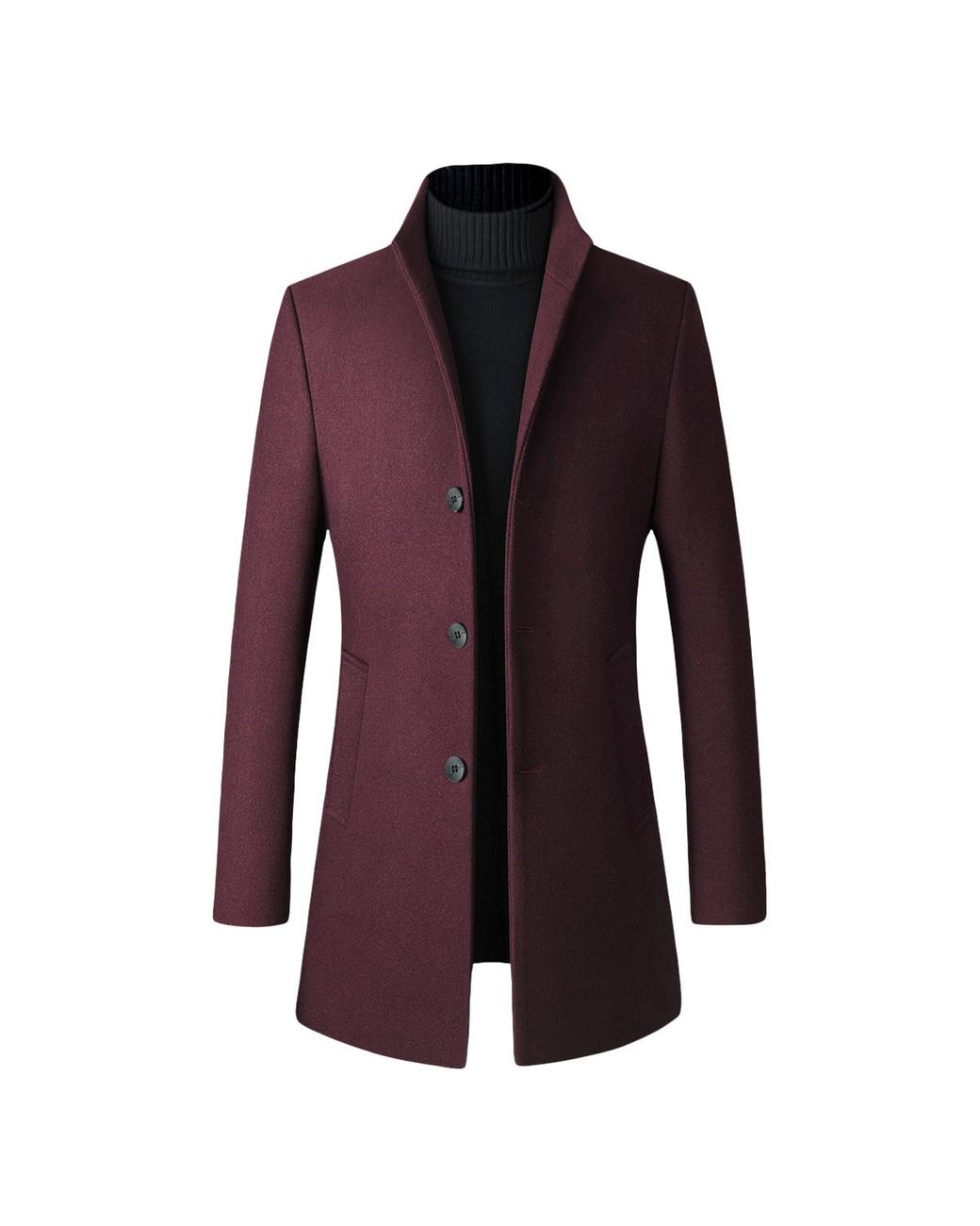 OZONEE Herren Mantel Wintermantel Trenchcoat