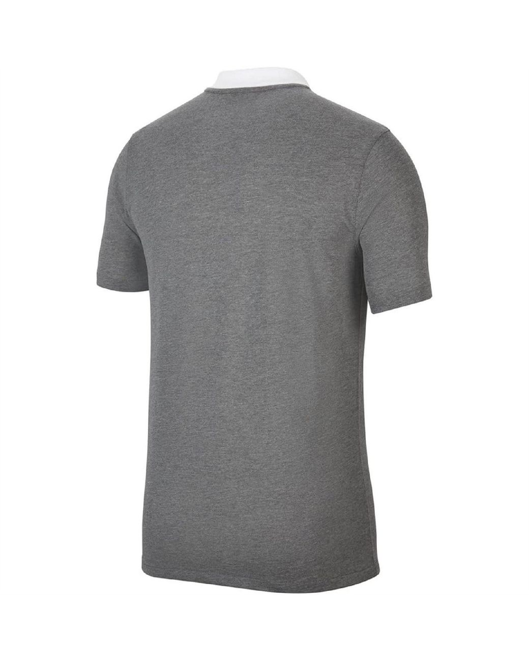 Nike Gray Printed Logo Collared Neck Short Sleeve Shirt for men