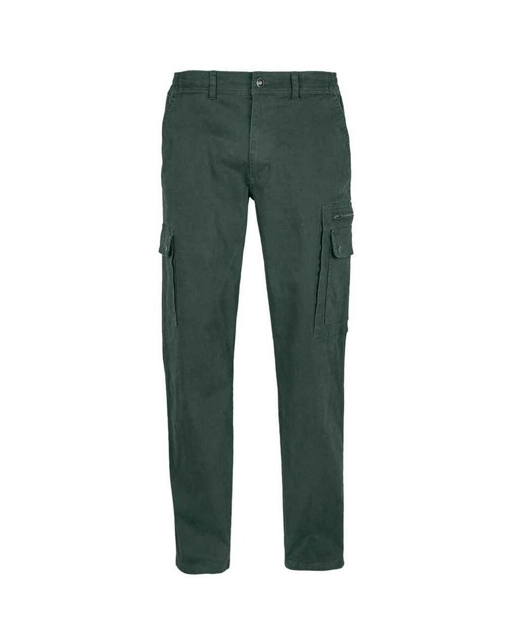 Sol's Green Docker Stretch Cargo Trousers (Forest) for men