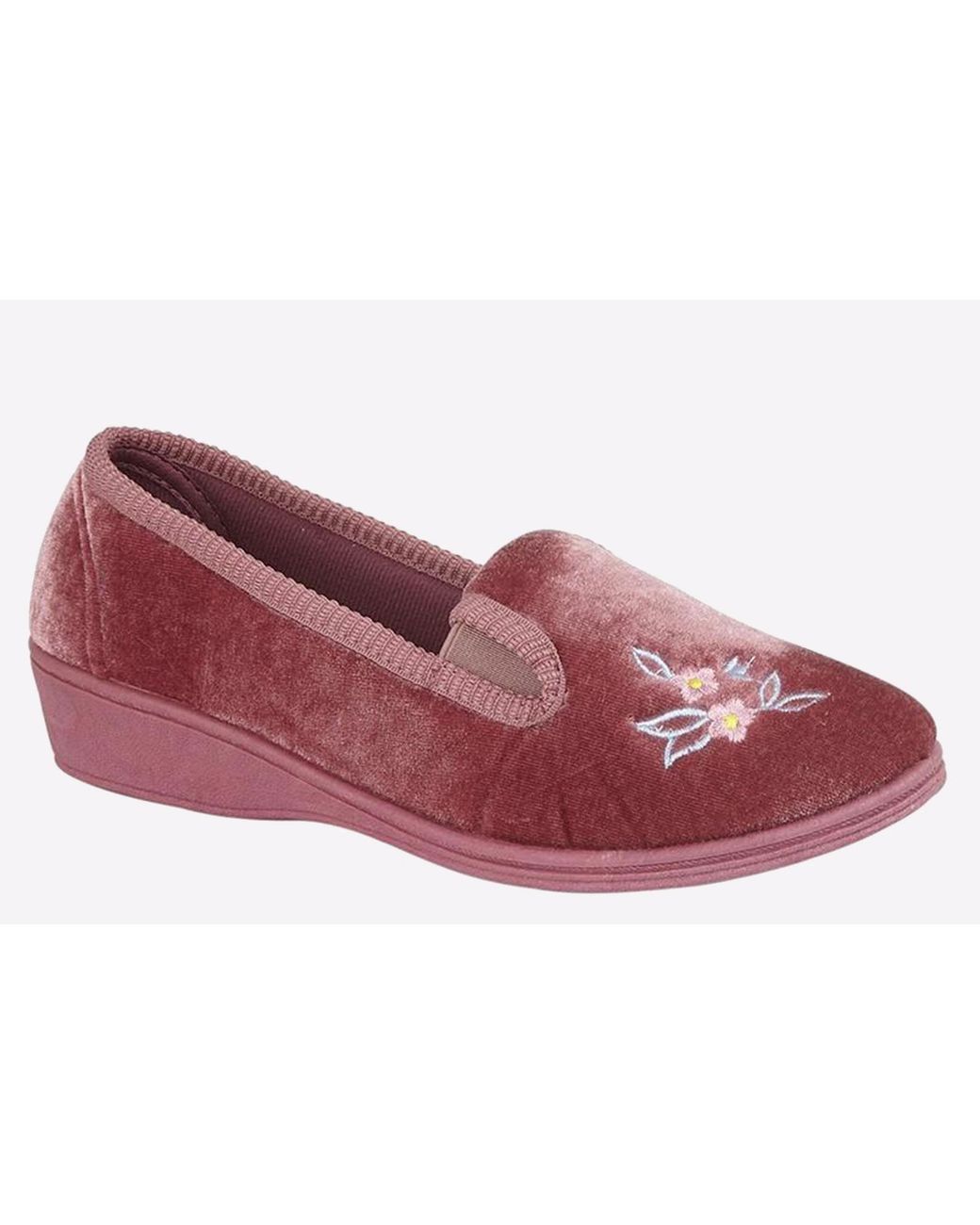 Sleeper Red Gina Memory Foam Slippers