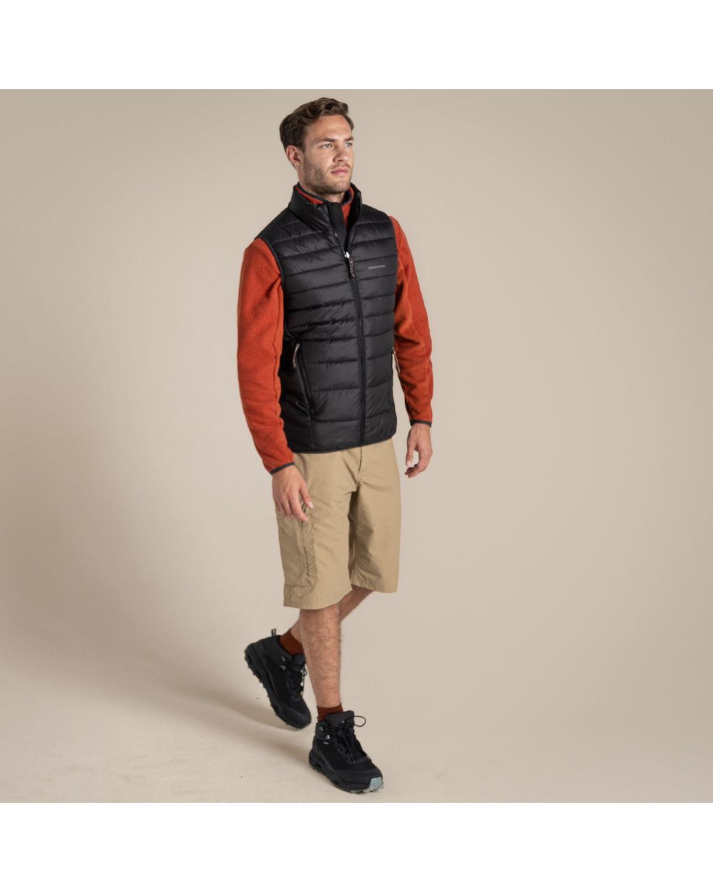 Craghoppers Black Compresslite Ix Gilet for men