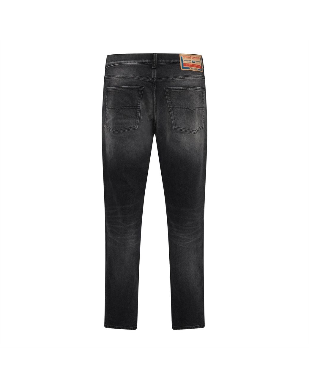 DIESEL Gray 2023 D Finitive Straight Leg Jeans for men