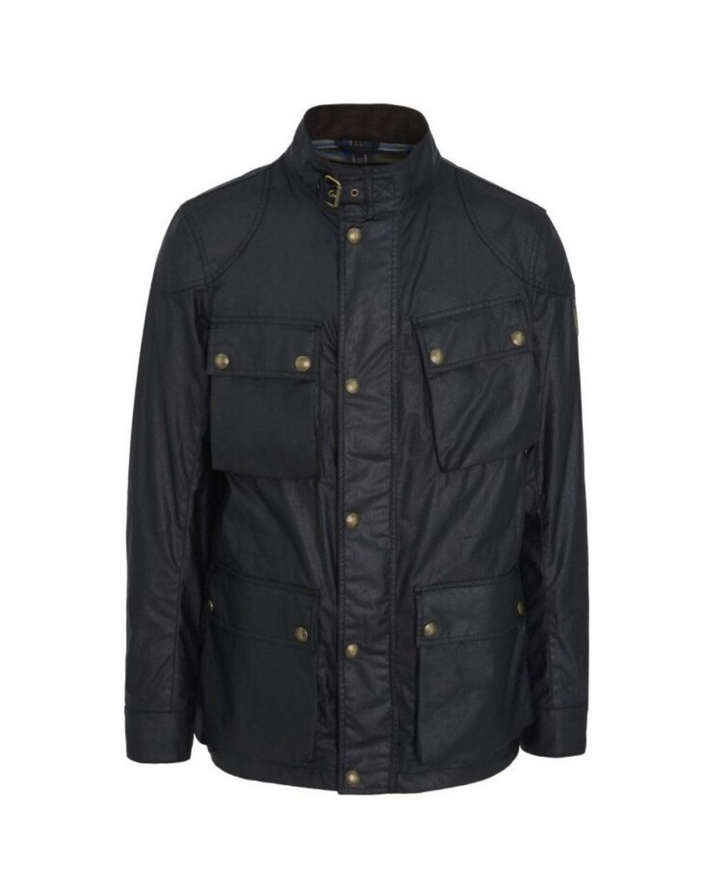 Belstaff Black Fieldmaster 2.0 Waxed Jacket