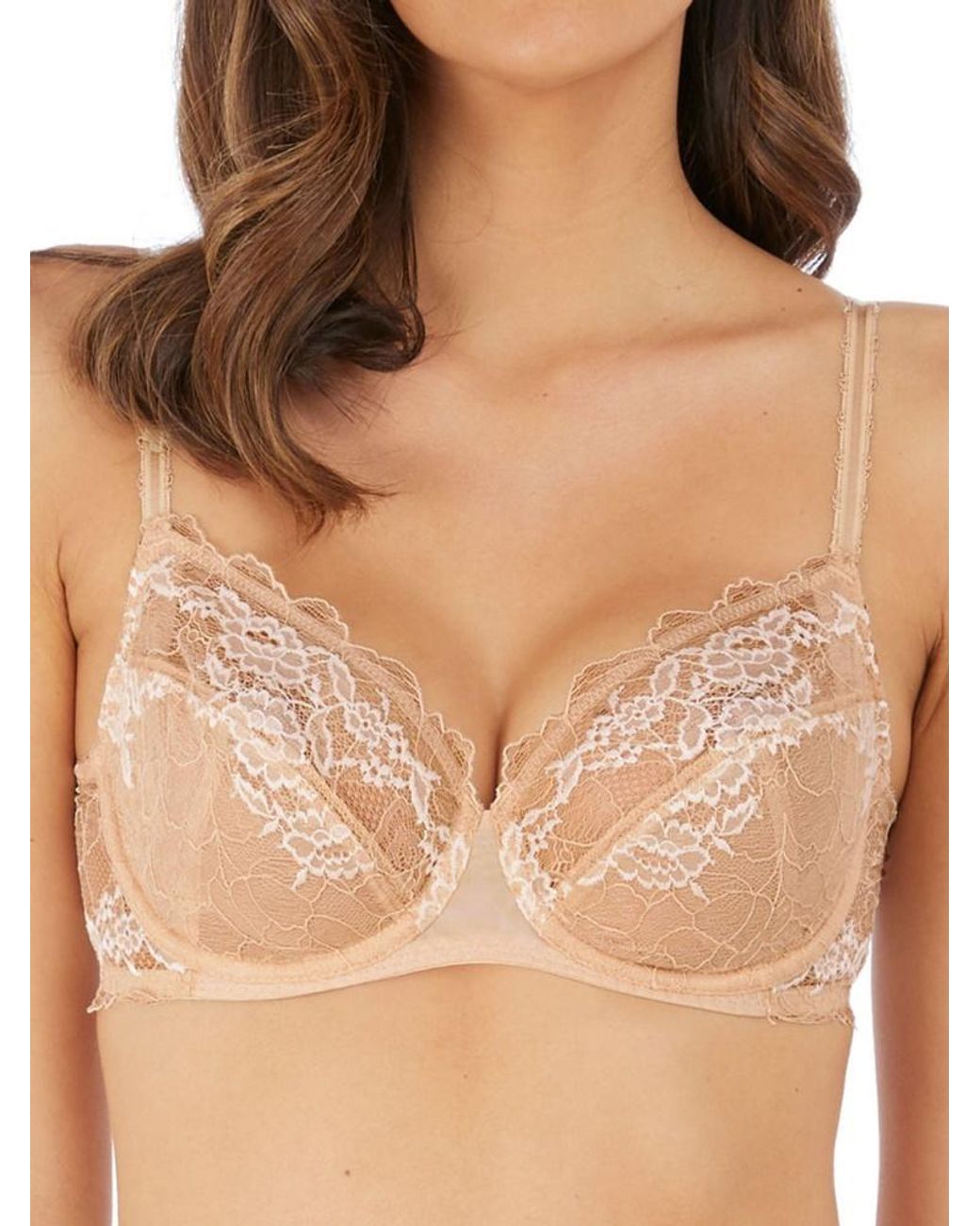 Wacoal Brown Lace Perfection Underwire Bra