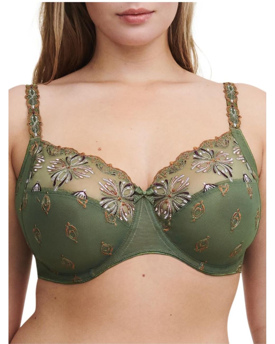 Chantelle Green Champs Elysees Covering Bra