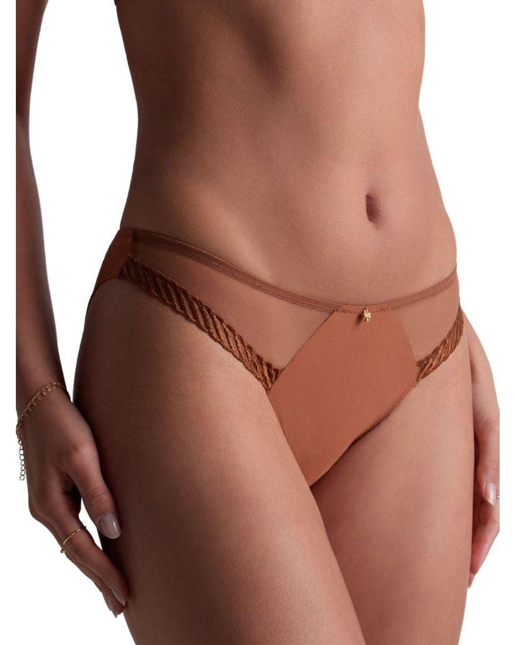 Aubade Brown Sheer Emotion Brazilian