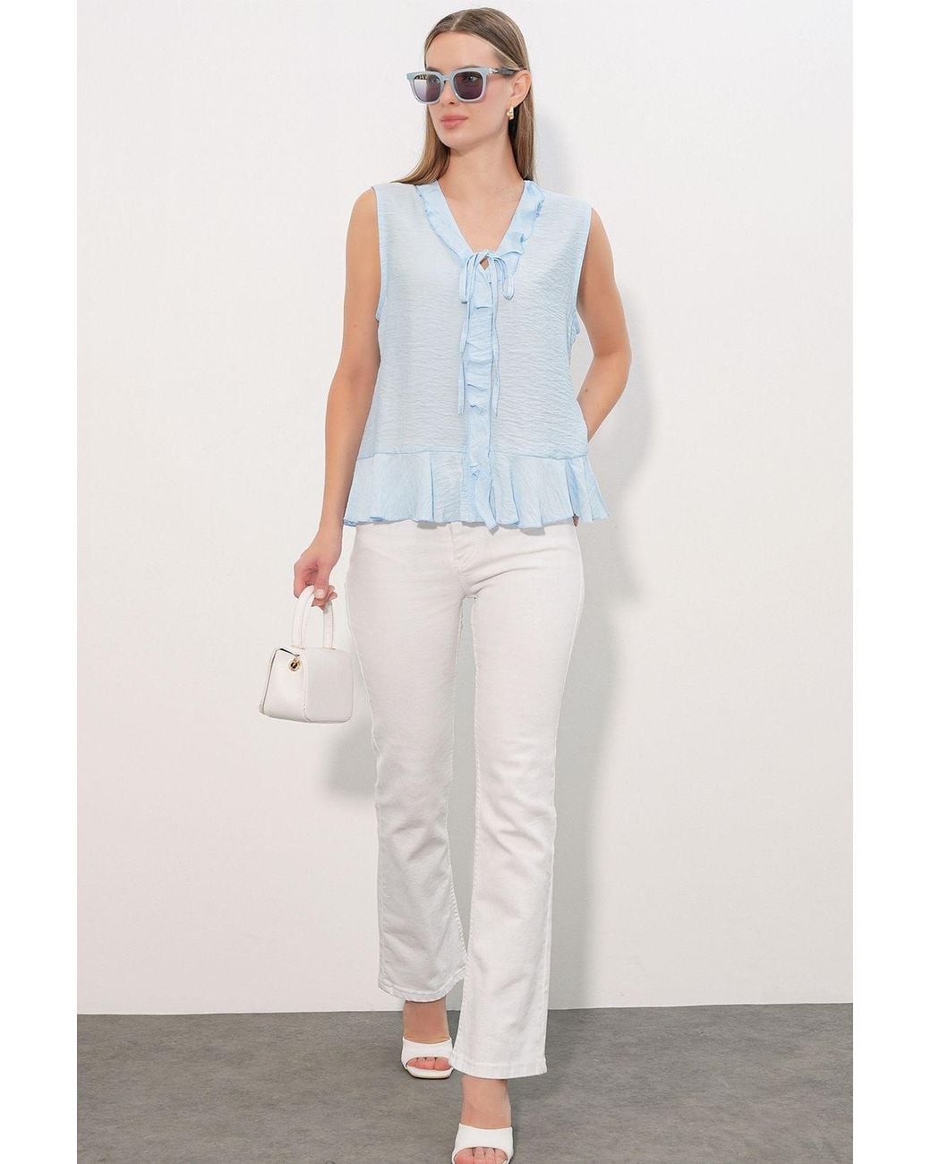 Bigdart Blue Viscose-Nylon Shirt