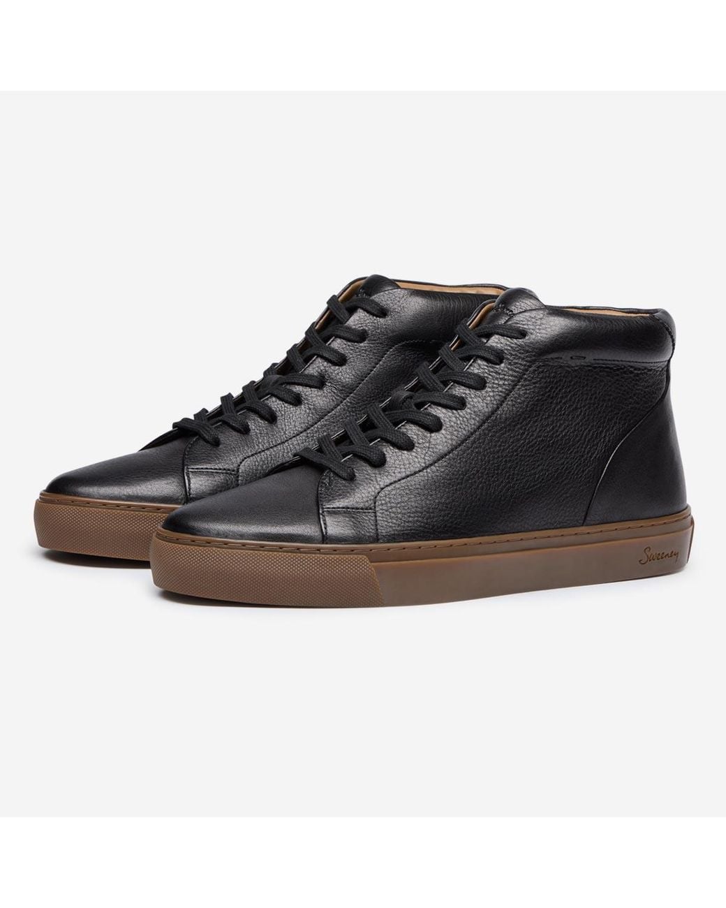 Oliver Sweeney Black Laxey Leather for men