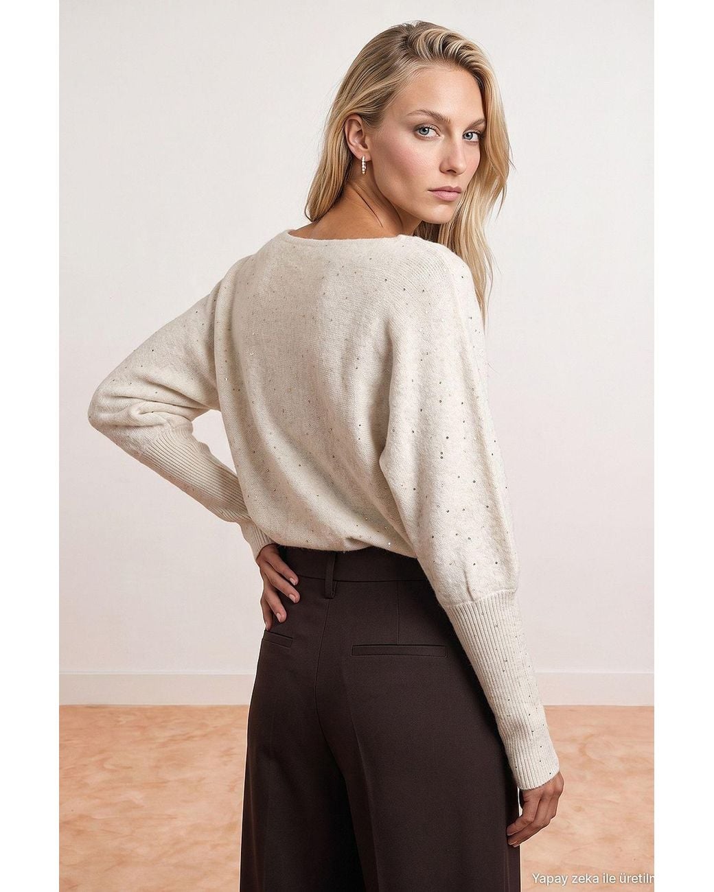 Dilvin Natural Knit Sweater