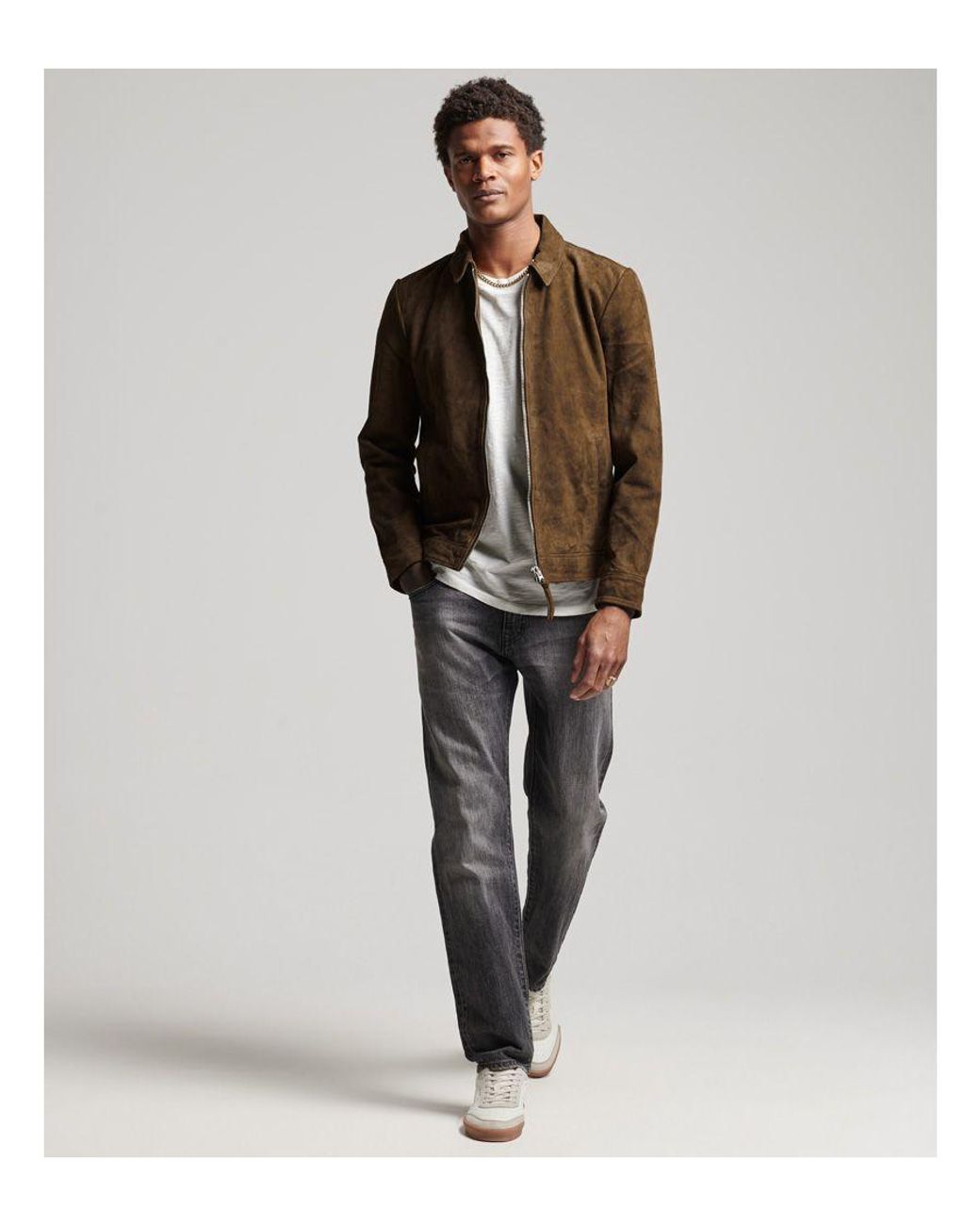 Superdry hotsell suede jacket