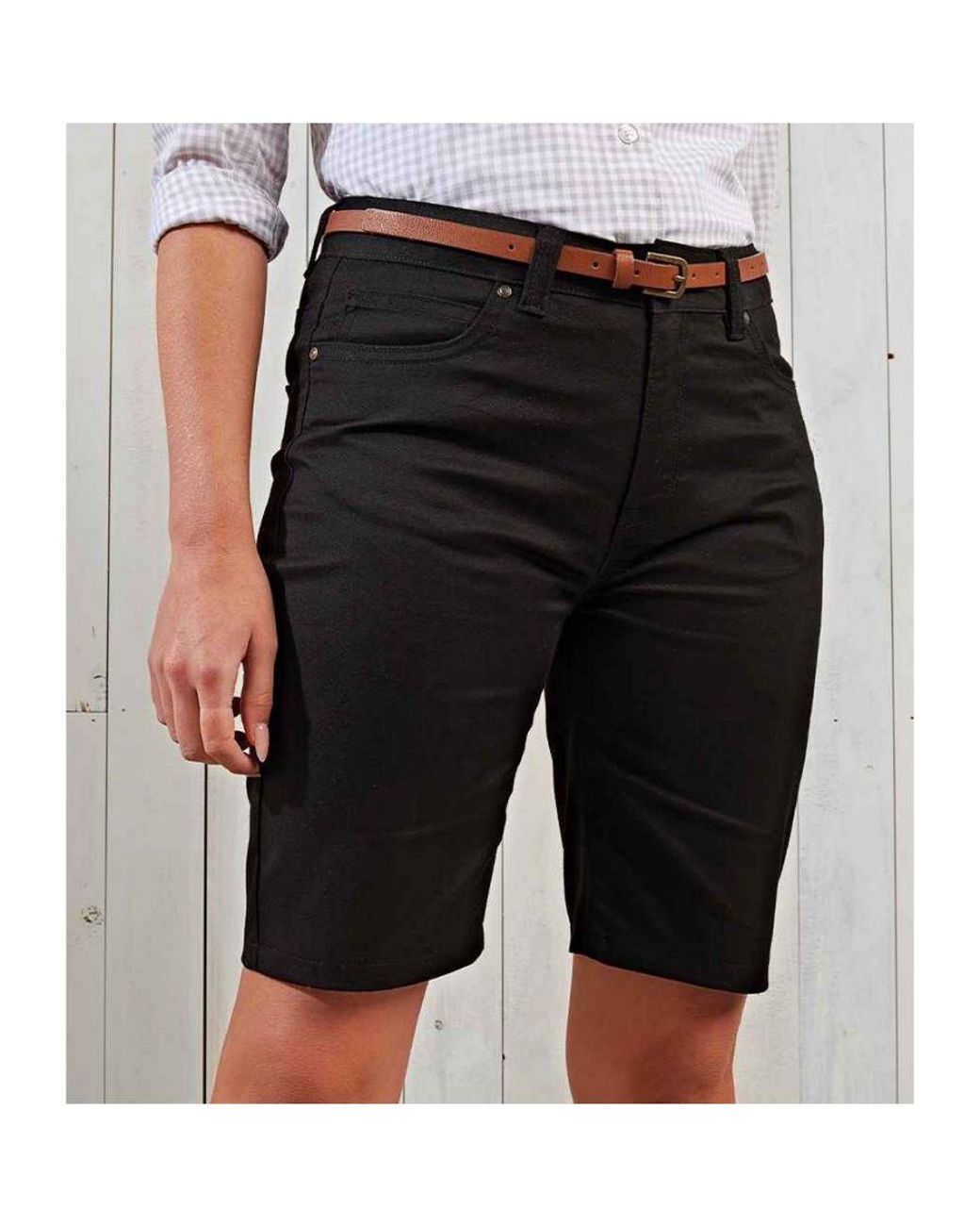 PREMIER Black Ladies Performance Casual Shorts