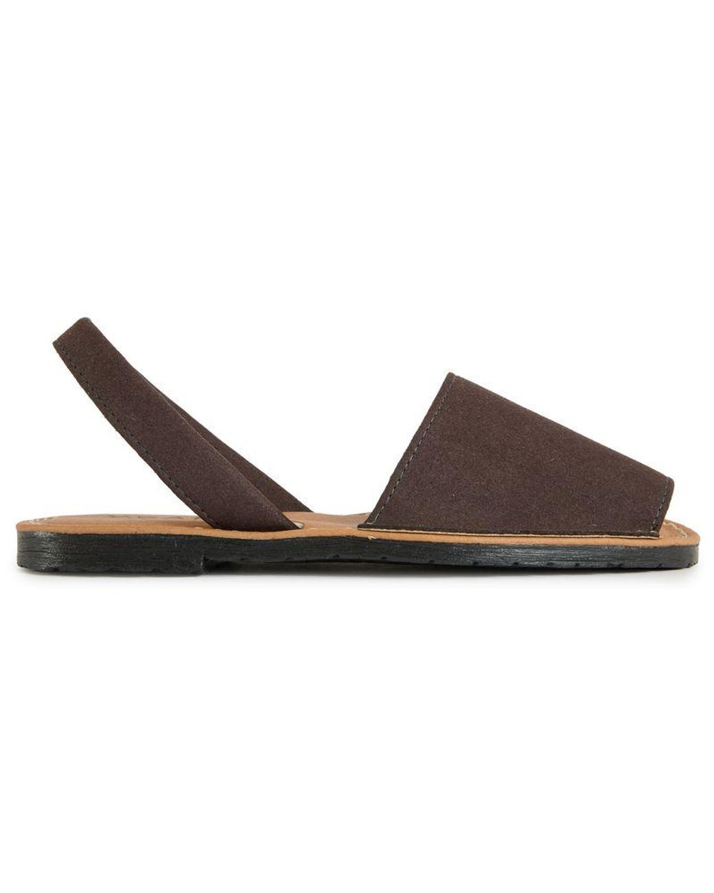 V.Gan Brown Vegan Rambu Menorcan Sandals