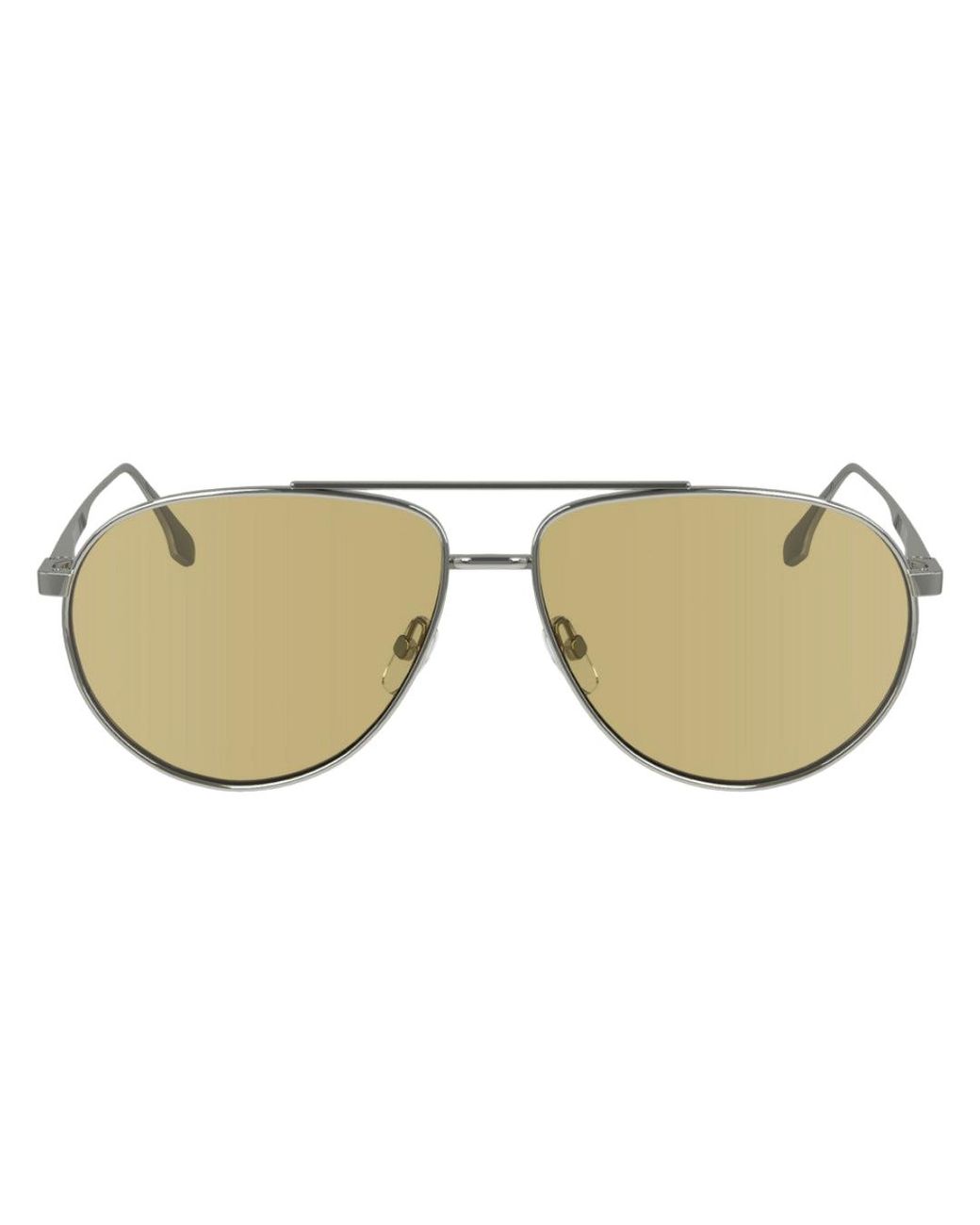 Victoria Beckham Brown Sunglasses Metal