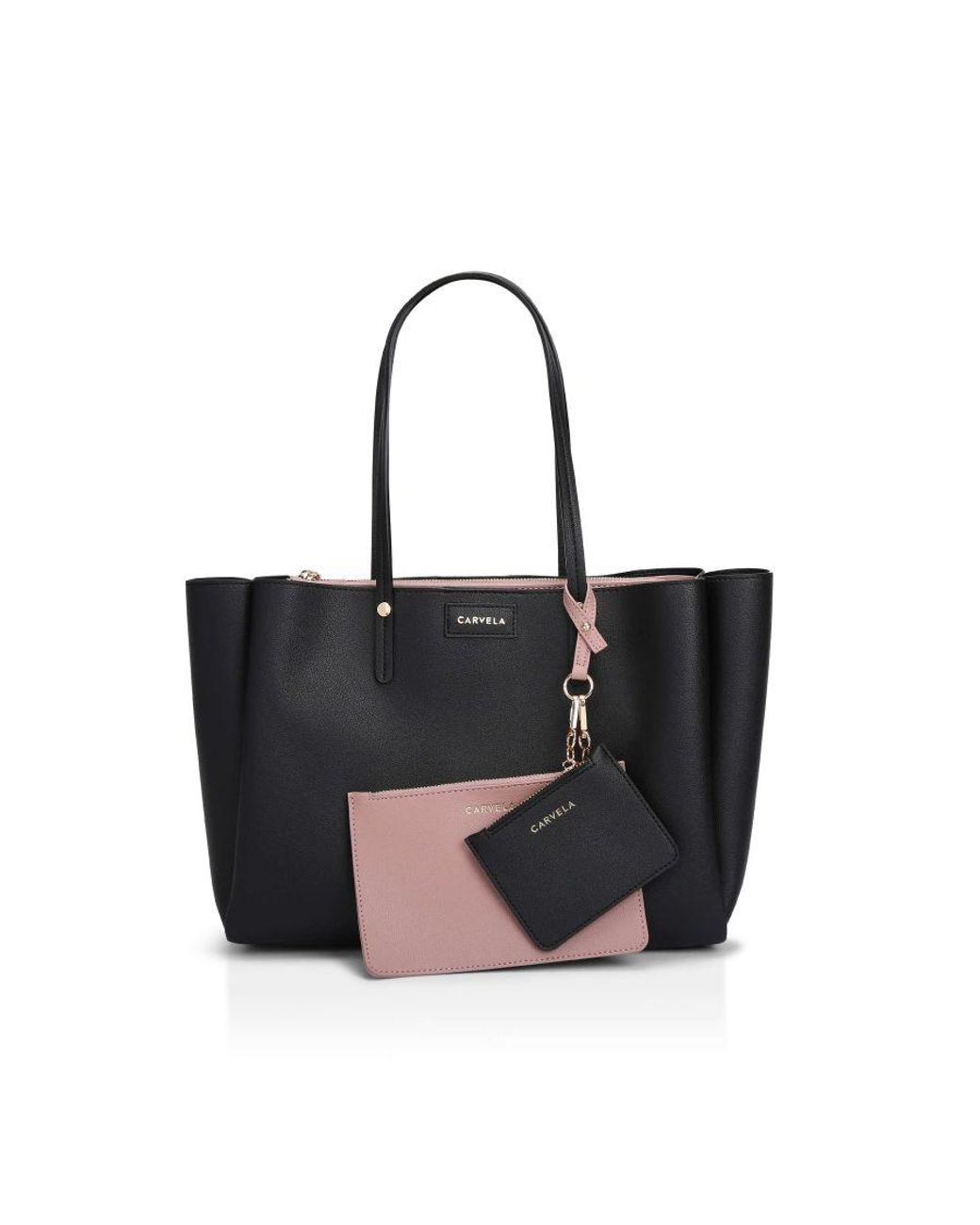 Carvela Kurt Geiger Freya Triple Compart Tote Bag in Black Lyst UK