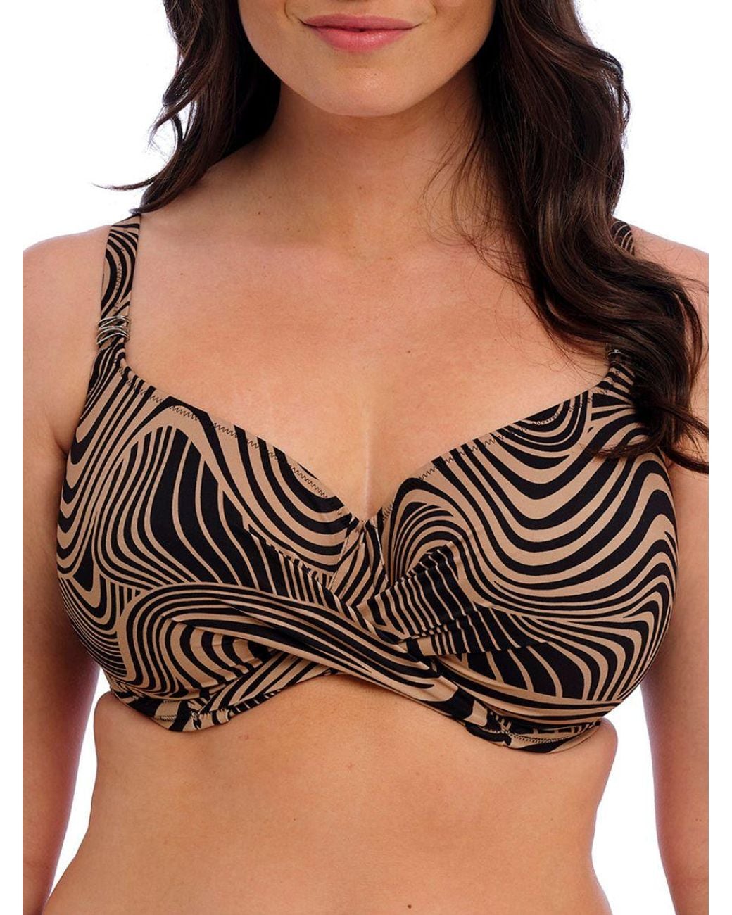 Fantasie Black Pemba Island Full Cup Bikini Top