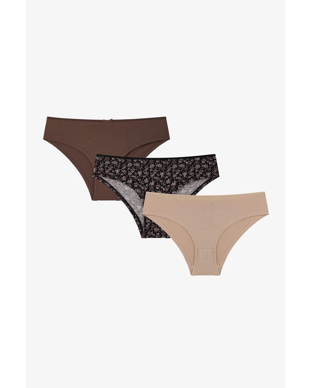 Penti Black Frosty Morning Floral Hipster Briefs