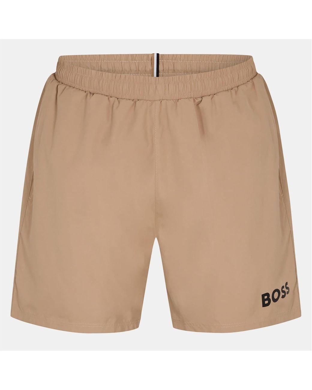 Boss Natural Dolphin Elasticated Waistband Swim Short for men